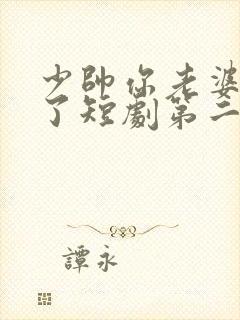 少帅你老婆又跑了短剧第二季