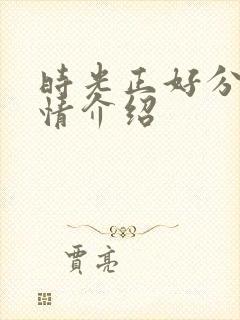 时光正好分集剧情介绍