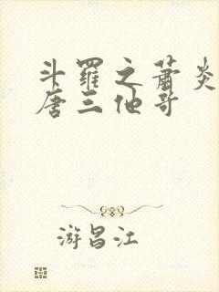 斗罗之萧炎成了唐三他哥