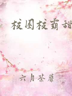 校园校霸甜宠文