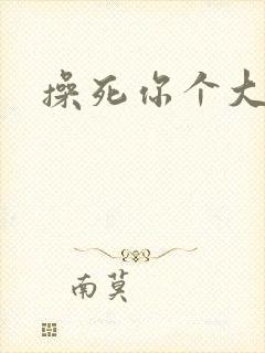 操死你个大黑逼