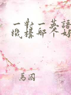 一对一英语口语机构哪个好