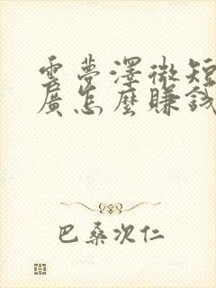 云梦泽微短剧推广怎么赚钱