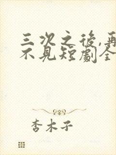 三次之后,再也不见短剧全集观看
