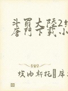 斗罗大陆2绝世唐门下载小说