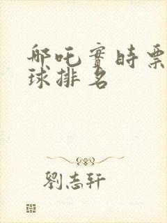 哪吒实时票房全球排名