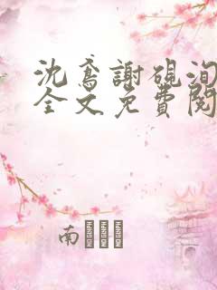 沈鸢谢砚洵小说全文免费阅读