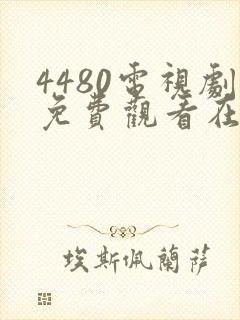 4480电视剧免费观看在线播放