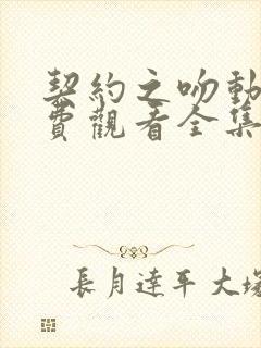 契约之吻动漫免费观看全集