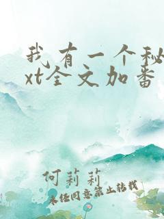 我有一个秘密txt全文加番外
