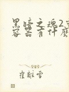 黑暗之魂2灵魂容器有什么用