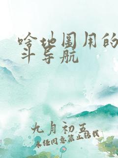 啥地图用的是北斗导航