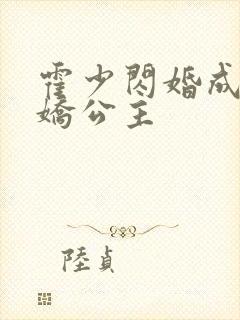 霍少闪婚成了娇娇公主