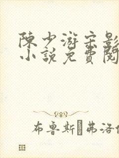 陈少游宋影主角小说免费阅读全文