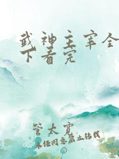 武神主宰全部一下看完
