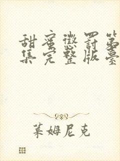 甜蜜惩罚第13集完整版台词在线观看