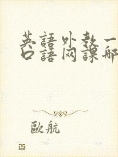 英语外教一对一口语网课哪家好