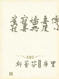 蜜宠娇妻傅先生宠妻无度 小说