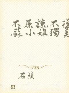 不原谅,不复合,苏小姐独美txt下载