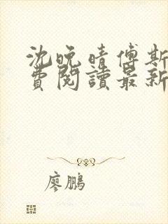 沈晚晴傅斯珩免费阅读最新章节更新时间