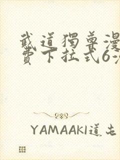 武道独尊漫画免费下拉式6漫画300