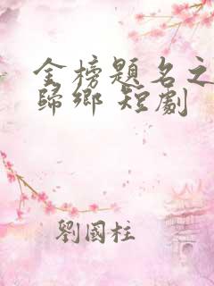 金榜题名之状元归乡 短剧