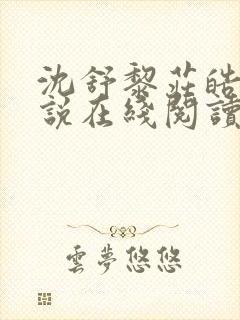 沈舒黎庄皓谦小说在线阅读