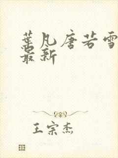 叶凡唐若雪医婿最新