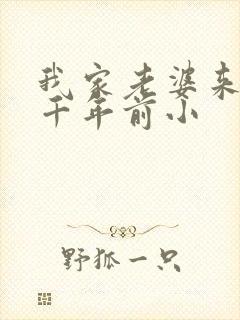 我家老婆来自一千年前小