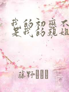 我的初恋不可能是我的亲姐姐动漫在哪里看