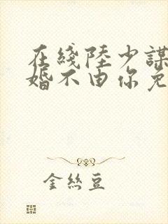 在线陆少谋妻之婚不由你免费阅读