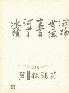 冰河末世:我囤积了百亿物资