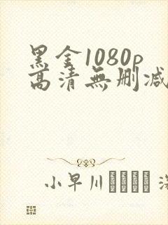 黑金1080p高清无删减版