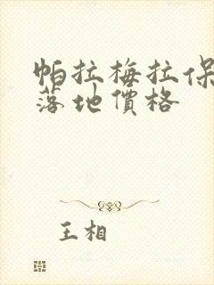 帕拉梅拉保时捷落地价格