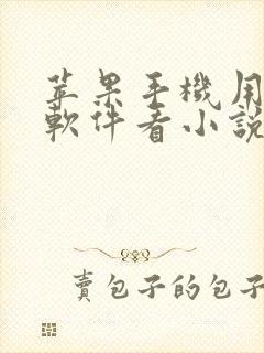 苹果手机用哪个软件看小说