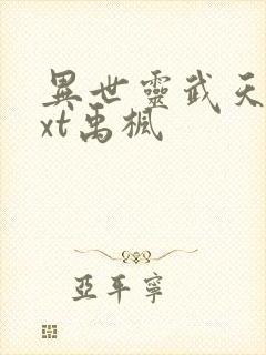 异世灵武天下txt禹枫