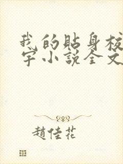 我的贴身校花唐宇小说全文