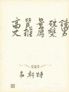 高质量破镜重圆文推荐双男主