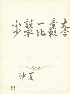 小说一章大概多少字比较合适