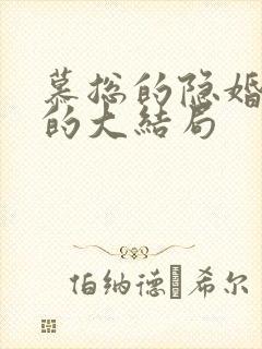 慕总的隐婚罪妻的大结局