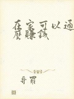 在家可以通过什么赚钱