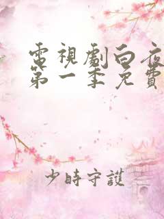 电视剧白夜追凶第一季免费观看