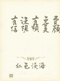 有没有免费的微信视频美颜助手