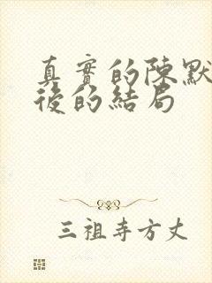 真实的陈默群最后的结局