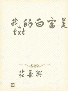 我的白富美老婆 txt