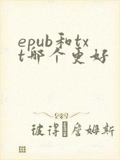 epub和txt哪个更好