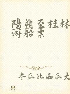 阳朔至桂林漓江游船票