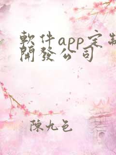 软件app定制开发公司