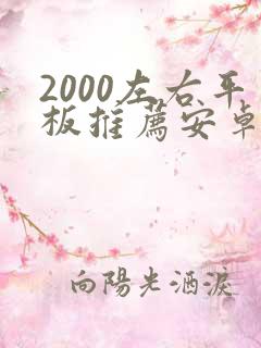 2000左右平板推荐安卓