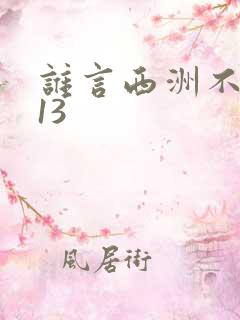 谁言西洲不知意13